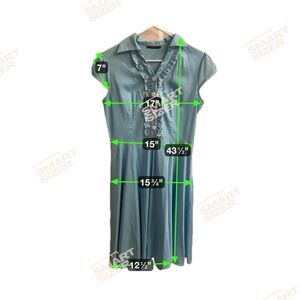 Elegant Blue Women's Dress